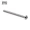 Prime-Line #6-32 x 1-1/2 in Slotted Round Machine Screw, Plain 316 Stainless Steel, 100 PK 9003303 - alternate 3